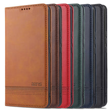 Load image into Gallery viewer, AZNS Magnetic Calf Texture Horizontal Flip Leather Case with Card Slots &amp; Holder &amp; Wallet, For Huawei nova 8 5G, For Samsung Galaxy S21 Ultra 5G, For Huawei nova 8 Pro 5G