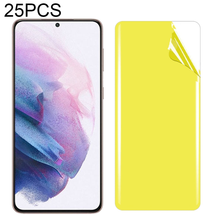 25 PCS Soft TPU Full Coverage Front Screen Protector, For Samsung Galaxy S21 5G (25 PCS), For Samsung Galaxy S21+ 5G (25 PCS)