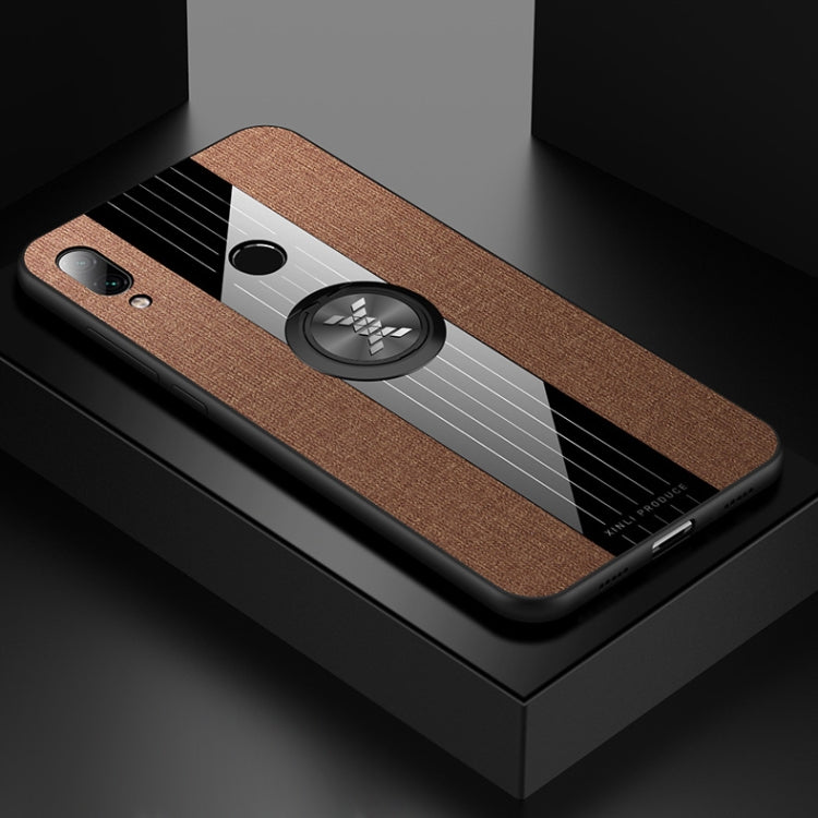 XINLI Stitching Cloth Textue Shockproof TPU Protective Case with Ring Holder, For Xiaomi Redmi 7, For Xiaomi Mi 9T / Redmi K20, For Xiaomi Redmi Note 5, For Xiaomi Redmi Note 7, For Xiaomi Redmi 5 Plus, For Xiaomi Redmi Note 8, For Xiaomi Mi 8         ...