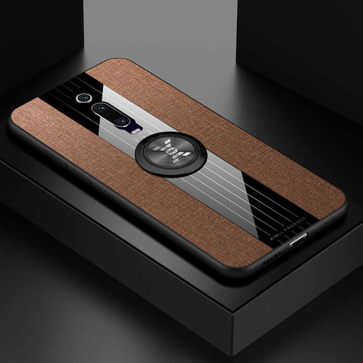 XINLI Stitching Cloth Textue Shockproof TPU Protective Case with Ring Holder, For Xiaomi Redmi 7, For Xiaomi Mi 9T / Redmi K20, For Xiaomi Redmi Note 5, For Xiaomi Redmi Note 7, For Xiaomi Redmi 5 Plus, For Xiaomi Redmi Note 8, For Xiaomi Mi 8         ...