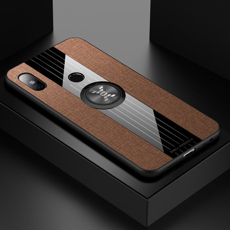 XINLI Stitching Cloth Textue Shockproof TPU Protective Case with Ring Holder, For Xiaomi Redmi 7, For Xiaomi Mi 9T / Redmi K20, For Xiaomi Redmi Note 5, For Xiaomi Redmi Note 7, For Xiaomi Redmi 5 Plus, For Xiaomi Redmi Note 8, For Xiaomi Mi 8         ...