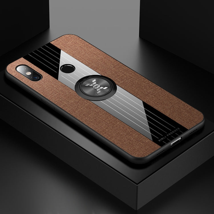 XINLI Stitching Cloth Textue Shockproof TPU Protective Case with Ring Holder, For Xiaomi Redmi 7, For Xiaomi Mi 9T / Redmi K20, For Xiaomi Redmi Note 5, For Xiaomi Redmi Note 7, For Xiaomi Redmi 5 Plus, For Xiaomi Redmi Note 8, For Xiaomi Mi 8         ...