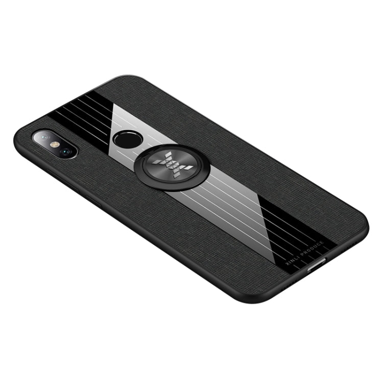 XINLI Stitching Cloth Textue Shockproof TPU Protective Case with Ring Holder, For Xiaomi Mi 6X / A2, For Xiaomi Mi 9 SE, For Xiaomi Mi CC9, For Xiaomi Mi CC9e, For Xiaomi Mi 8 Lite