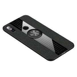XINLI Stitching Cloth Textue Shockproof TPU Protective Case with Ring Holder, For Xiaomi Mi 6X / A2, For Xiaomi Mi 9 SE, For Xiaomi Mi CC9, For Xiaomi Mi CC9e, For Xiaomi Mi 8 Lite
