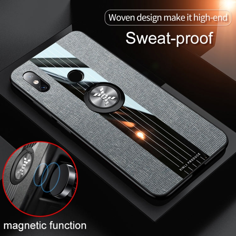 XINLI Stitching Cloth Textue Shockproof TPU Protective Case with Ring Holder, For Xiaomi Mi 6X / A2, For Xiaomi Mi 9 SE, For Xiaomi Mi CC9, For Xiaomi Mi CC9e, For Xiaomi Mi 8 Lite