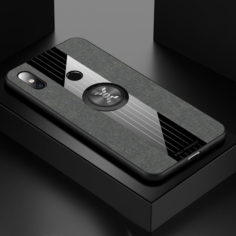 XINLI Stitching Cloth Textue Shockproof TPU Protective Case with Ring Holder, For Xiaomi Mi 6X / A2, For Xiaomi Mi 9 SE, For Xiaomi Mi CC9, For Xiaomi Mi CC9e, For Xiaomi Mi 8 Lite