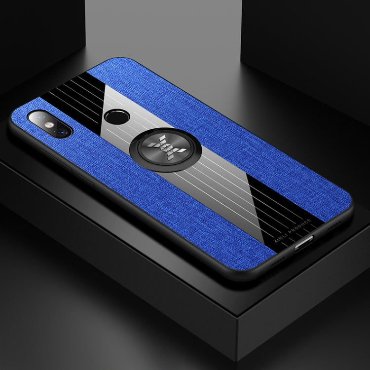 XINLI Stitching Cloth Textue Shockproof TPU Protective Case with Ring Holder, For Xiaomi Mi 6X / A2, For Xiaomi Mi 9 SE, For Xiaomi Mi CC9, For Xiaomi Mi CC9e, For Xiaomi Mi 8 Lite