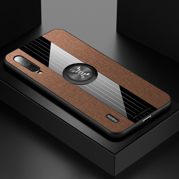 XINLI Stitching Cloth Textue Shockproof TPU Protective Case with Ring Holder, For Xiaomi Mi 6X / A2, For Xiaomi Mi 9 SE, For Xiaomi Mi CC9, For Xiaomi Mi CC9e, For Xiaomi Mi 8 Lite