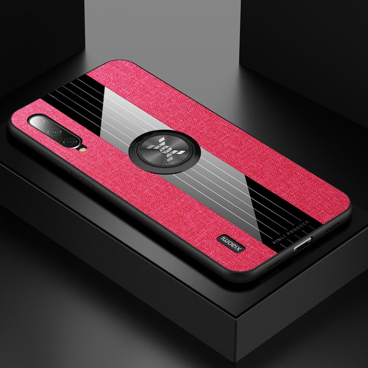 XINLI Stitching Cloth Textue Shockproof TPU Protective Case with Ring Holder, For Xiaomi Mi 6X / A2, For Xiaomi Mi 9 SE, For Xiaomi Mi CC9, For Xiaomi Mi CC9e, For Xiaomi Mi 8 Lite
