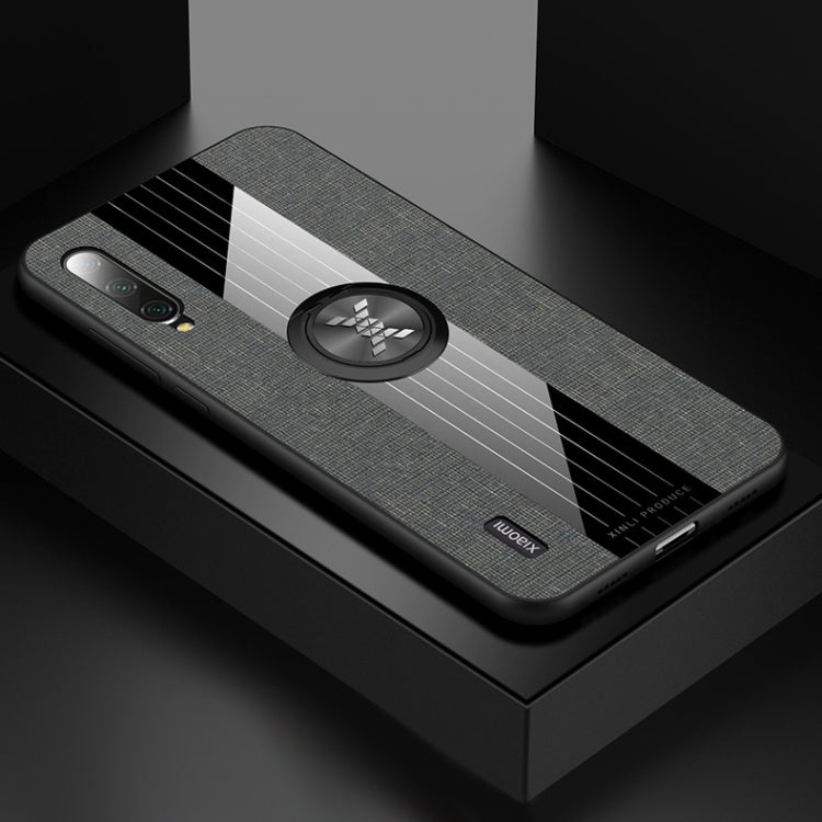 XINLI Stitching Cloth Textue Shockproof TPU Protective Case with Ring Holder, For Xiaomi Mi 6X / A2, For Xiaomi Mi 9 SE, For Xiaomi Mi CC9, For Xiaomi Mi CC9e, For Xiaomi Mi 8 Lite