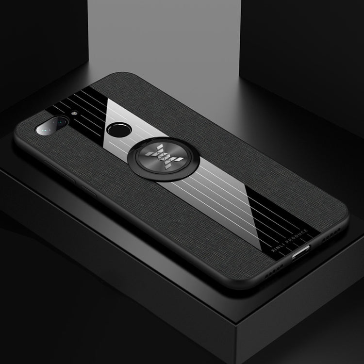 XINLI Stitching Cloth Textue Shockproof TPU Protective Case with Ring Holder, For Xiaomi Mi 6X / A2, For Xiaomi Mi 9 SE, For Xiaomi Mi CC9, For Xiaomi Mi CC9e, For Xiaomi Mi 8 Lite