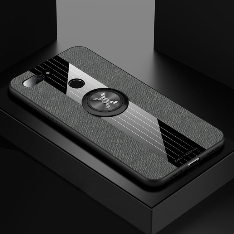 XINLI Stitching Cloth Textue Shockproof TPU Protective Case with Ring Holder, For Xiaomi Mi 6X / A2, For Xiaomi Mi 9 SE, For Xiaomi Mi CC9, For Xiaomi Mi CC9e, For Xiaomi Mi 8 Lite