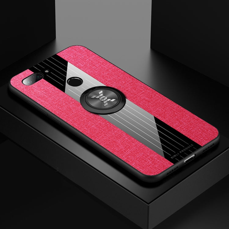 XINLI Stitching Cloth Textue Shockproof TPU Protective Case with Ring Holder, For Xiaomi Mi 6X / A2, For Xiaomi Mi 9 SE, For Xiaomi Mi CC9, For Xiaomi Mi CC9e, For Xiaomi Mi 8 Lite