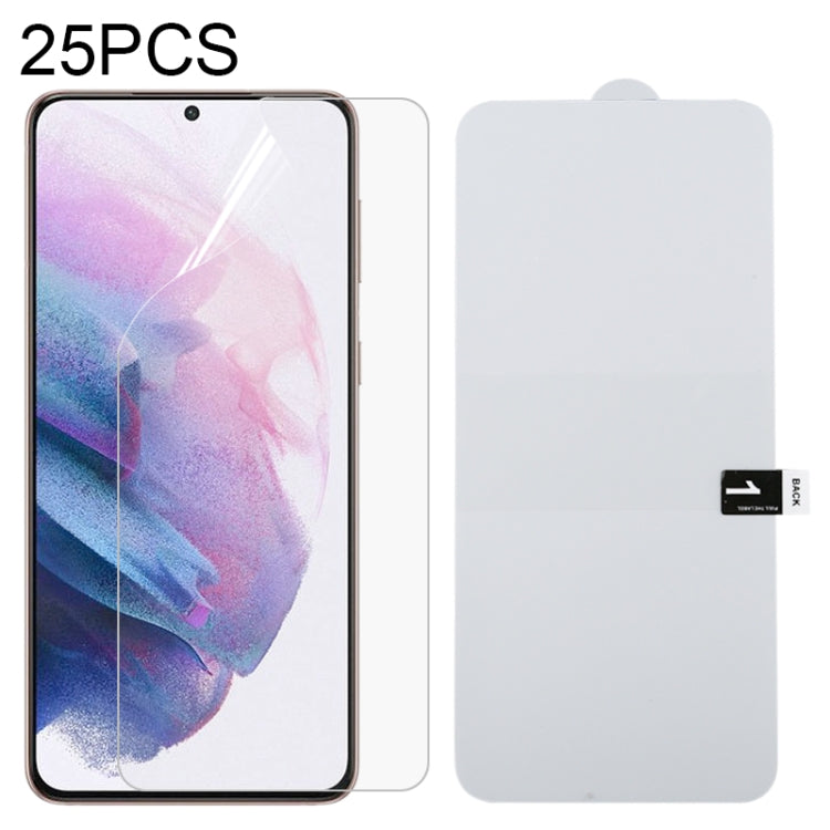 25 PCS Full Screen Protector Explosion-proof Front Hydrogel Film, For Samsung Galaxy S20 FE 5G (25 PCS), For Samsung Galaxy S21 5G (25 PCS), For Samsung Galaxy S21+ 5G (25 PCS), For Samsung Galaxy S21 Ultra 5G (25 PCS), For Xiaomi Redmi K30 Pro (25 PCS...