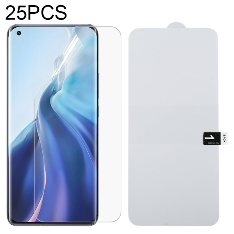 25 PCS Full Screen Protector Explosion-proof Front Hydrogel Film, For Samsung Galaxy S20 FE 5G (25 PCS), For Samsung Galaxy S21 5G (25 PCS), For Samsung Galaxy S21+ 5G (25 PCS), For Samsung Galaxy S21 Ultra 5G (25 PCS), For Xiaomi Redmi K30 Pro (25 PCS...