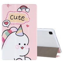 Load image into Gallery viewer, Coloured Drawing Pattern Horizontal Flip Leather Case with Three-folding Holder, For Lenovo Tab P11 Pro (TB-XJ706F), For Samsung Galaxy Tab A7 10.4 (2020)