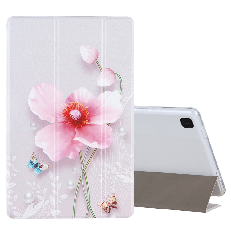 Coloured Drawing Pattern Horizontal Flip Leather Case with Three-folding Holder, For Lenovo Tab P11 Pro (TB-XJ706F), For Samsung Galaxy Tab A7 10.4 (2020)