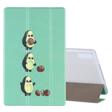 Load image into Gallery viewer, Coloured Drawing Pattern Horizontal Flip Leather Case with Three-folding Holder, For Lenovo Tab P11 Pro (TB-XJ706F), For Samsung Galaxy Tab A7 10.4 (2020)