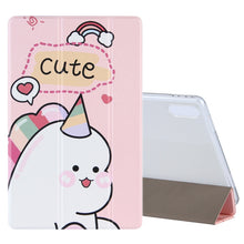 Load image into Gallery viewer, Coloured Drawing Pattern Horizontal Flip Leather Case with Three-folding Holder, For Lenovo Tab P11 Pro (TB-XJ706F), For Samsung Galaxy Tab A7 10.4 (2020)