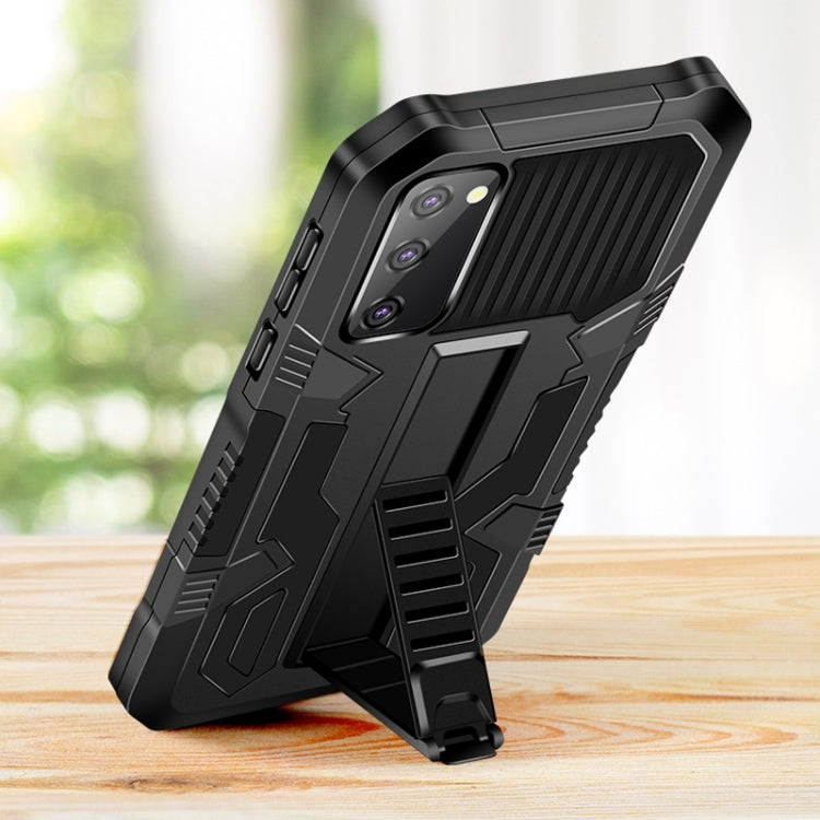 Vanguard Warrior All Inclusive Double-color Shockproof TPU + PC Protective Case with Holder, For Samsung Galaxy A51 / Galaxy A31