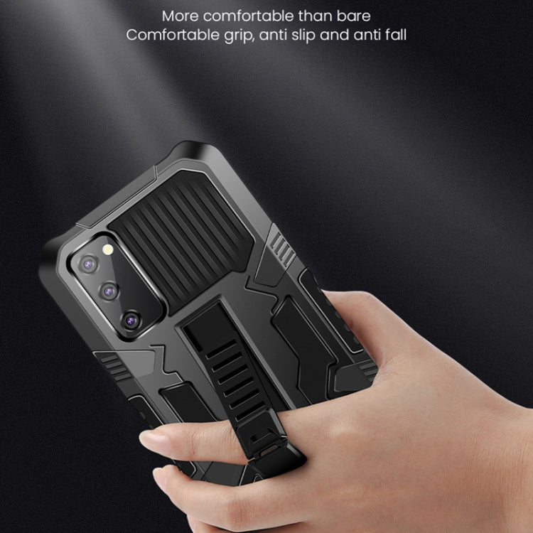 Vanguard Warrior All Inclusive Double-color Shockproof TPU + PC Protective Case with Holder, For Samsung Galaxy A51 / Galaxy A31