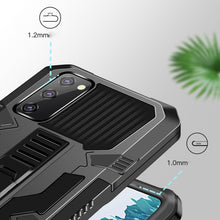 Load image into Gallery viewer, Vanguard Warrior All Inclusive Double-color Shockproof TPU + PC Protective Case with Holder, For Samsung Galaxy A51 / Galaxy A31