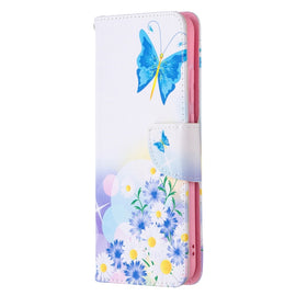 Colored Drawing Pattern Horizontal Flip Leather Case with Holder & Card Slots & Wallet, For Samsung Galaxy A02s (EU Version)