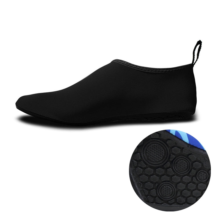 Non-slip Wear-resisting Thick Rubber Sole Diving Shoes and  Socks, One Pair, XXXS, XXS, XS, S, M