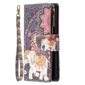 Colored Drawing Pattern Zipper Horizontal Flip Leather Case with Holder & Card Slots & Wallet, For Samsung Galaxy A02s (EU Version)