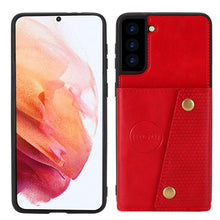 Load image into Gallery viewer, Double Buckle PU + TPU Shockproof Magnetic Protective Case with Card Slot &amp; Holder, For Samsung Galaxy S21 5G, For Samsung Galaxy S21+ 5G, For Samsung Galaxy S21 Ultra 5G