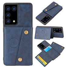 Load image into Gallery viewer, Double Buckle PU + TPU Shockproof Magnetic Protective Case with Card Slot &amp; Holder, For Samsung Galaxy S21 5G, For Samsung Galaxy S21+ 5G, For Samsung Galaxy S21 Ultra 5G