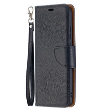 Load image into Gallery viewer, Litchi Texture Pure Color Horizontal Flip Leather Case with Holder &amp; Card Slots &amp; Wallet &amp; Lanyard, For Samsung Galaxy A02s (EU Version)