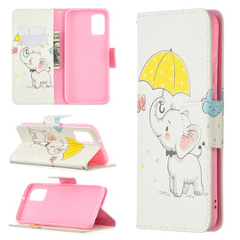 Colored Drawing Pattern Horizontal Flip Leather Case with Holder & Card Slots & Wallet, For Samsung Galaxy A02s (EU Version)