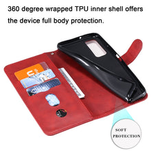 Load image into Gallery viewer, Fashion Calf Texture Zipper Horizontal Flip Leather Case with Stand &amp; Card Slots &amp; Wallet Function, For Huawei P smart 2021, For Huawei Y7a, For Honor 10X Lite, For Samsung Galaxy A52 5G, For Samsung Galaxy A72 5G