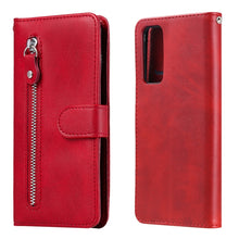 Load image into Gallery viewer, Fashion Calf Texture Zipper Horizontal Flip Leather Case with Stand &amp; Card Slots &amp; Wallet Function, For Huawei P smart 2021, For Huawei Y7a, For Honor 10X Lite, For Samsung Galaxy A52 5G, For Samsung Galaxy A72 5G