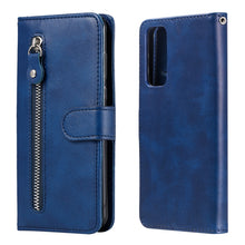 Load image into Gallery viewer, Fashion Calf Texture Zipper Horizontal Flip Leather Case with Stand &amp; Card Slots &amp; Wallet Function, For Huawei P smart 2021, For Huawei Y7a, For Honor 10X Lite, For Samsung Galaxy A52 5G, For Samsung Galaxy A72 5G