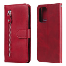 Load image into Gallery viewer, Fashion Calf Texture Zipper Horizontal Flip Leather Case with Stand &amp; Card Slots &amp; Wallet Function, For Huawei P smart 2021, For Huawei Y7a, For Honor 10X Lite, For Samsung Galaxy A52 5G, For Samsung Galaxy A72 5G