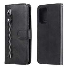 Load image into Gallery viewer, Fashion Calf Texture Zipper Horizontal Flip Leather Case with Stand &amp; Card Slots &amp; Wallet Function, For Huawei P smart 2021, For Huawei Y7a, For Honor 10X Lite, For Samsung Galaxy A52 5G, For Samsung Galaxy A72 5G