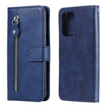 Load image into Gallery viewer, Fashion Calf Texture Zipper Horizontal Flip Leather Case with Stand &amp; Card Slots &amp; Wallet Function, For Huawei P smart 2021, For Huawei Y7a, For Honor 10X Lite, For Samsung Galaxy A52 5G, For Samsung Galaxy A72 5G