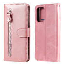 Load image into Gallery viewer, Fashion Calf Texture Zipper Horizontal Flip Leather Case with Stand &amp; Card Slots &amp; Wallet Function, For Huawei P smart 2021, For Huawei Y7a, For Honor 10X Lite, For Samsung Galaxy A52 5G, For Samsung Galaxy A72 5G