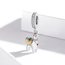 Load image into Gallery viewer, S925 Sterling Silver Cute Alpaca Pendant DIY Bracelet Necklace Accessories, Cute Alpaca