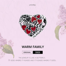 Load image into Gallery viewer, S925 Sterling Silver Warm Family Love Beads DIY Bracelet Necklace Accessories, Warm Family Love