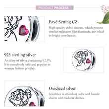 Load image into Gallery viewer, S925 Sterling Silver Letters Flowers Beads DIY Bracelet Necklace Accessories, Letters Flowers