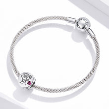 Load image into Gallery viewer, S925 Sterling Silver Letters Flowers Beads DIY Bracelet Necklace Accessories, Letters Flowers