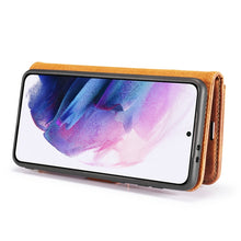 Load image into Gallery viewer, DG.MING Crazy Horse Texture Flip Detachable Magnetic Leather Case with Holder &amp; Card Slots &amp; Wallet, For Samsung Galaxy S21 5G, For Samsung Galaxy S21+ 5G, For Samsung Galaxy S21 Ultra 5G