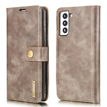 Load image into Gallery viewer, DG.MING Crazy Horse Texture Flip Detachable Magnetic Leather Case with Holder &amp; Card Slots &amp; Wallet, For Samsung Galaxy S21 5G, For Samsung Galaxy S21+ 5G, For Samsung Galaxy S21 Ultra 5G