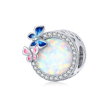Load image into Gallery viewer, S925 Sterling Silver Butterfly Spring Beads DIY Bracelet Necklace Accessories, Butterfly Spring
