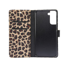 Load image into Gallery viewer, Leopard Pattern Horizontal Flip Leather Case with Holder &amp; Card Slots, For Samsung Galaxy S21+ 5G, For Samsung Galaxy S21 5G