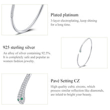Load image into Gallery viewer, S925 Sterling Silver Snake Open Bracelet  Women Jewelry, Snake