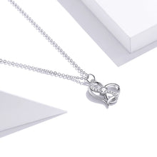 Load image into Gallery viewer, S925 Sterling Silver Heart To Heart Women Nacklace Jewelry, Heart To Heart